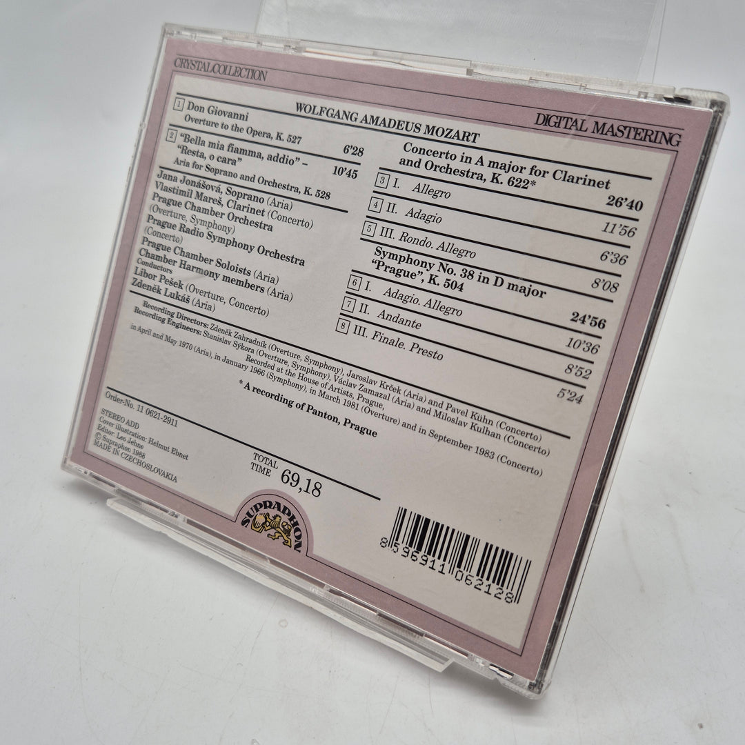 Mozart In Prague klassisk CD Supraphon