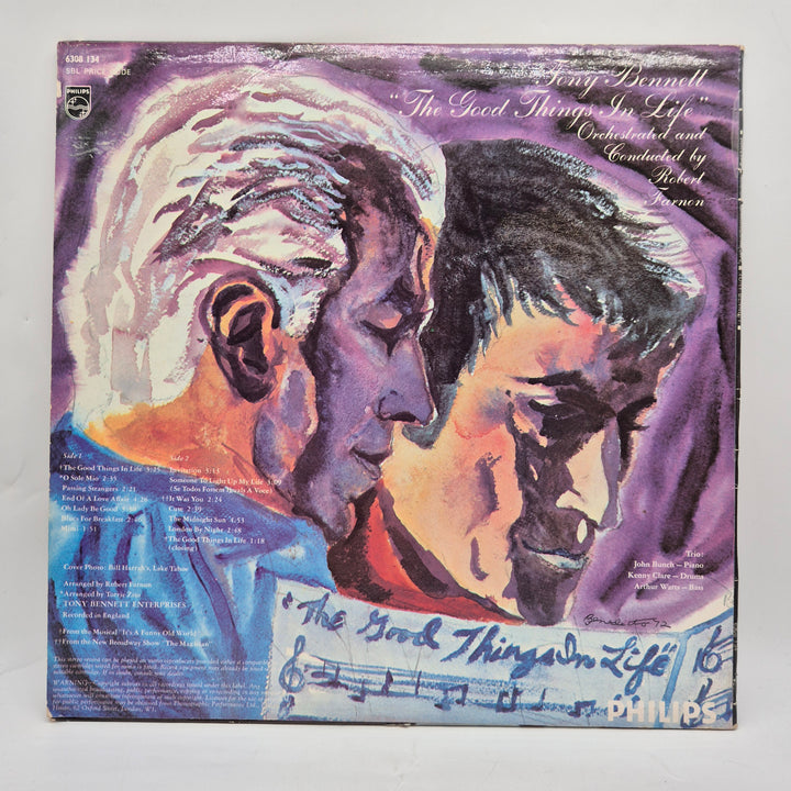Tony Bennett vinyl LP The Good Things In Life