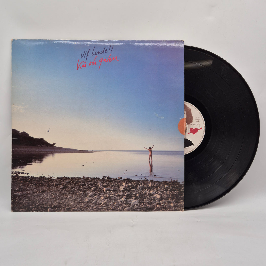 Ulf Lundell Kär och galen vinyl LP retro