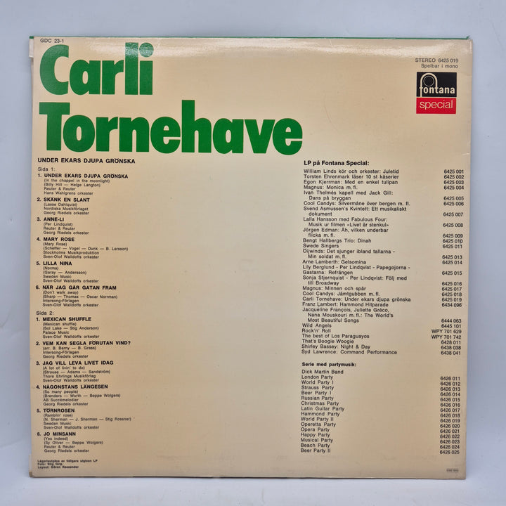 Carli Tornehave vinyl LP retro Fontana Special
