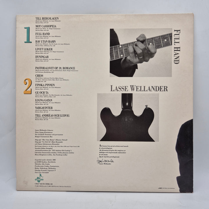 Lasse Wellander Full Hand retro vinyl LP