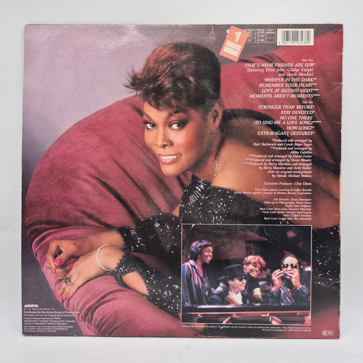 Dionne Warwick Friends LP vinyl retro 80-tal