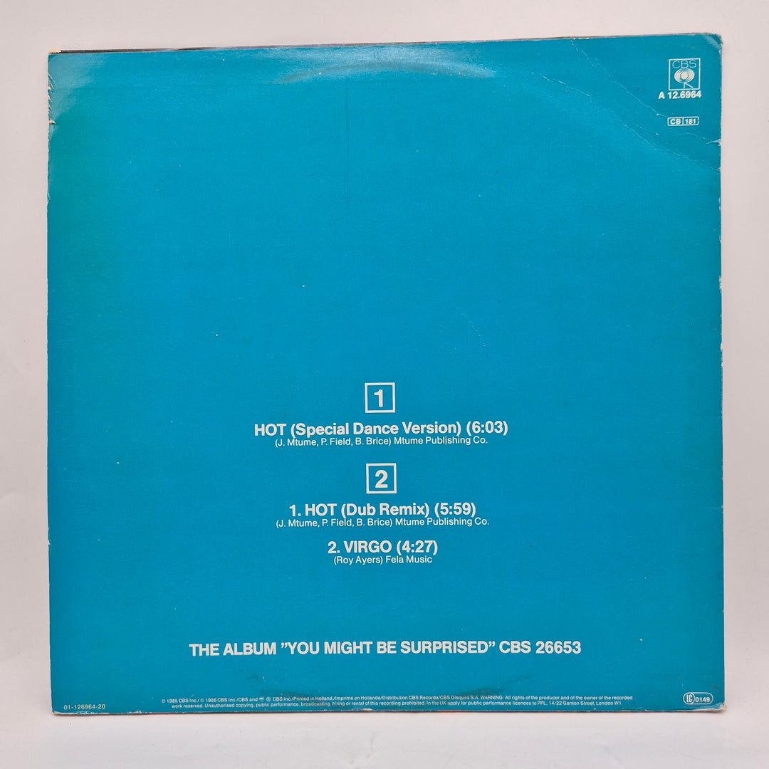Roy Ayers Hot 12" maxisingel retro vinyl