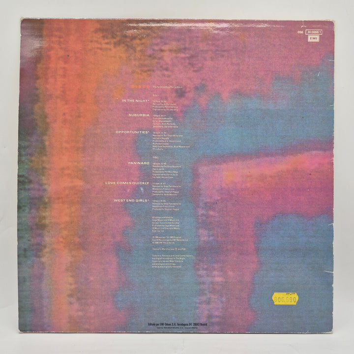 Pet Shop Boys Disco LP retro vinyl