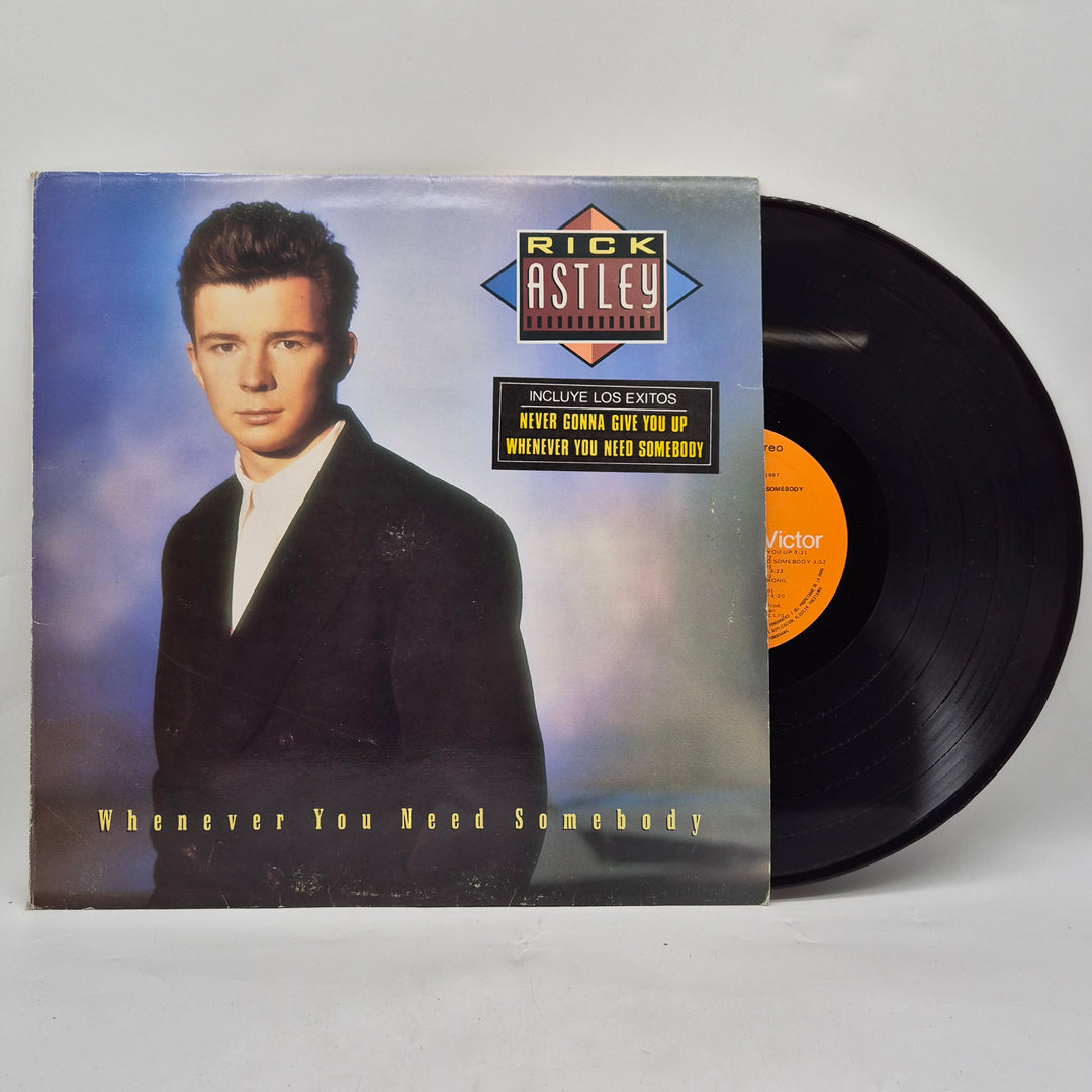 Rick Astley LP Whenever You Need Somebody retro