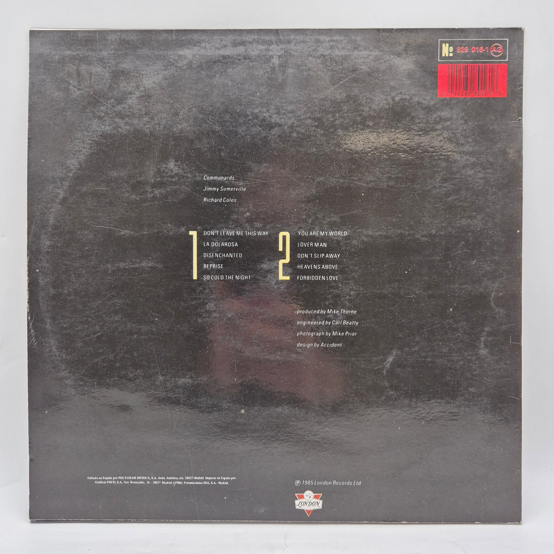 Communards retro vinyl LP 1980-tal vintage