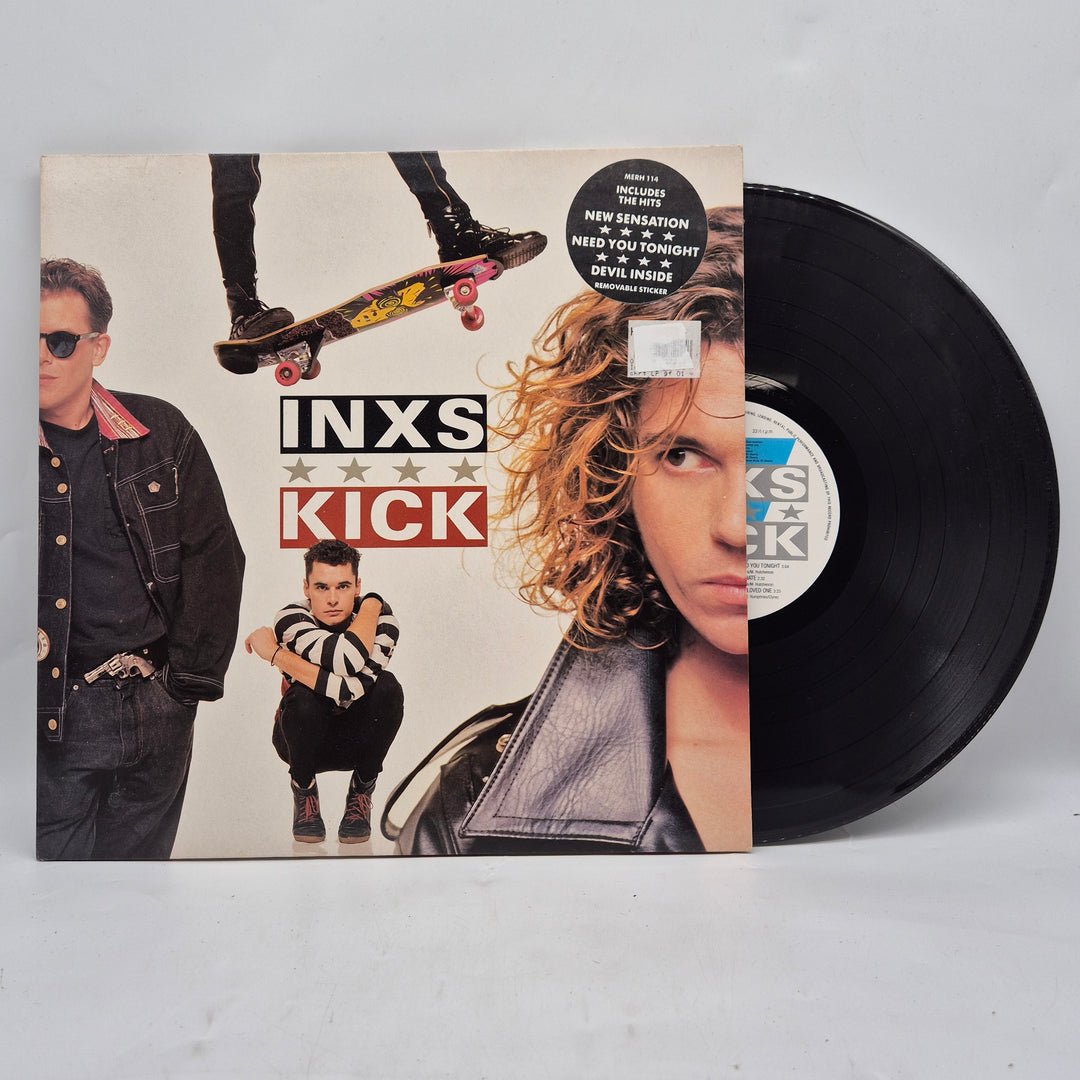 INXS Kick vinyl LP retro 80-tal