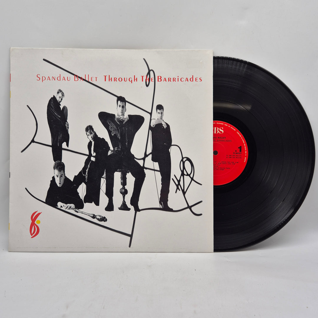 Spandau Ballet Through The Barricades vinyl LP retro