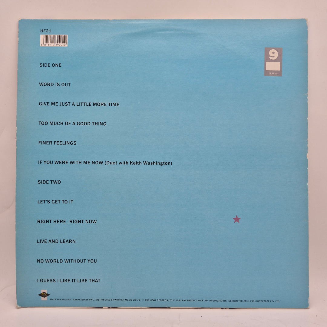 Kylie Minogue Lets Get To It vinyl LP retro