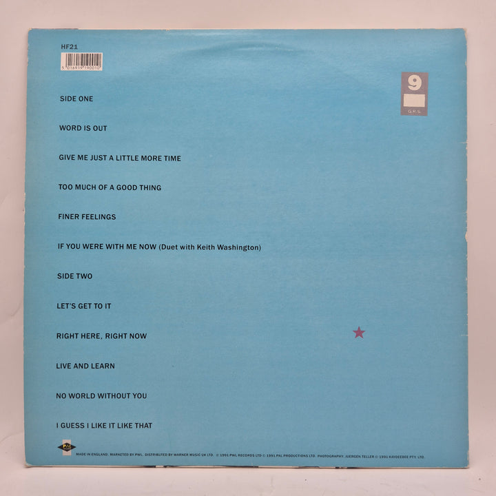 Kylie Minogue Lets Get To It vinyl LP retro