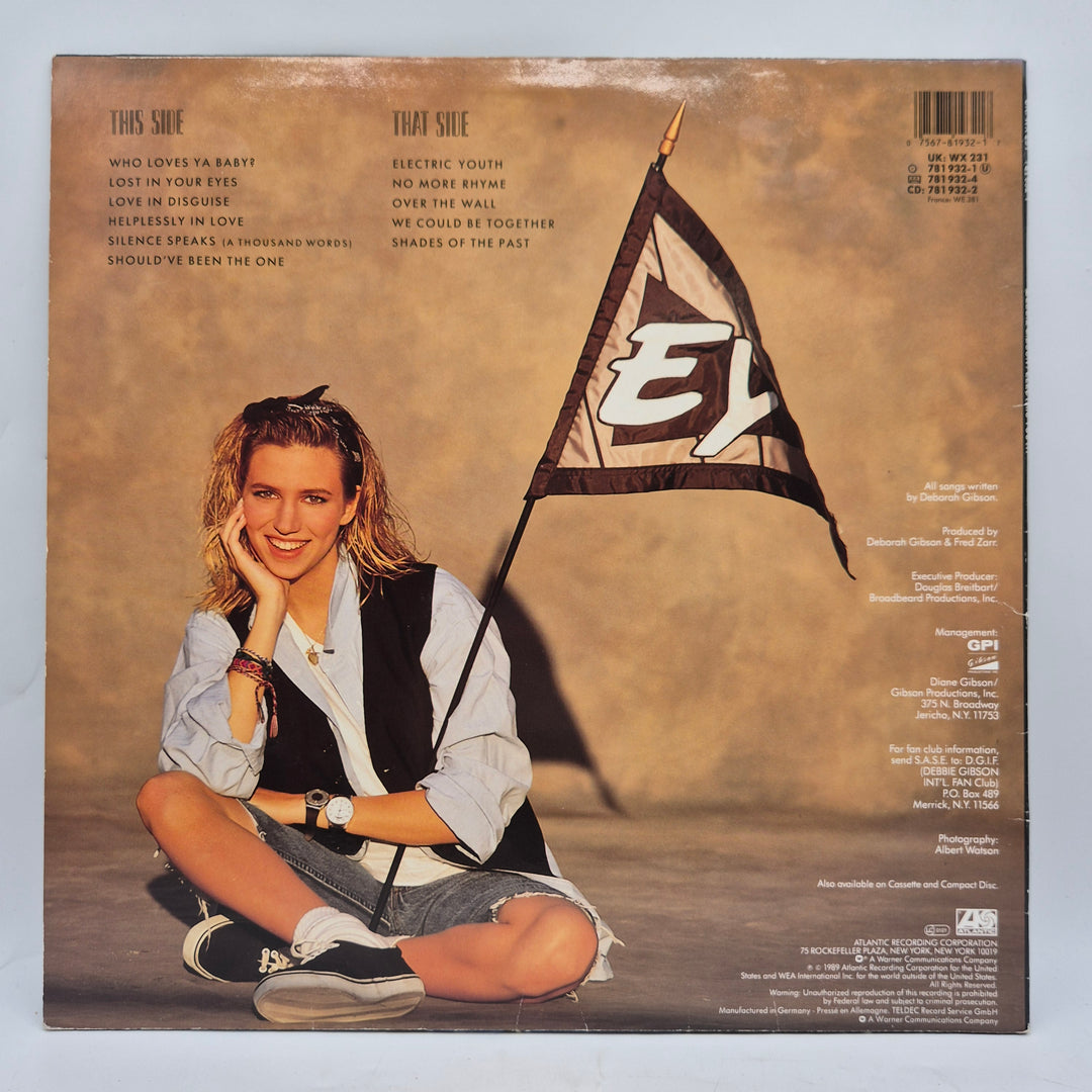 Debbie Gibson Electric Youth vinyl retro LP