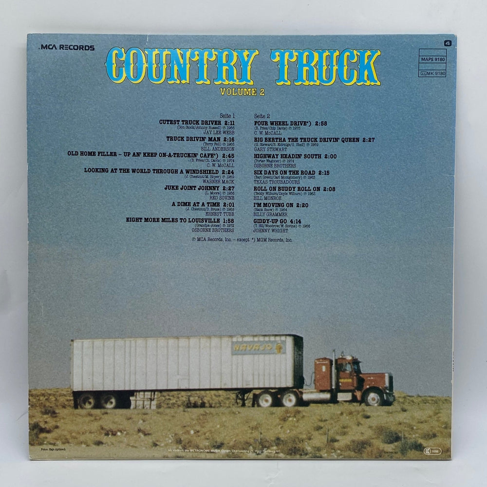 Country Truck Volym 2 - Klassisk Vinylskiva - Homy Secondhand Online