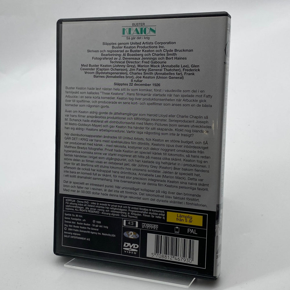 Buster Keaton DVD Klassisk Komedi Film - Homy Secondhand Online