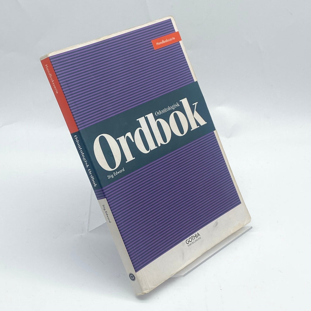 Odontologisk Ordbok Gothia Lila Omslag - Homy Secondhand Online
