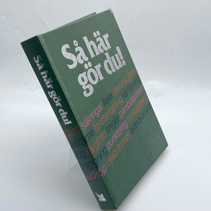 Grön bok "Så här gör du!" från 1970 - talet - Homy Secondhand Online