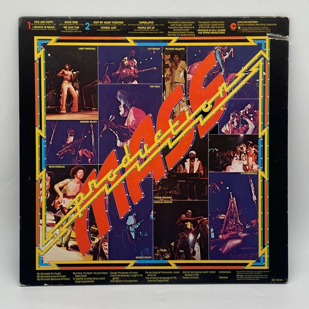 Retro Mass Production Vinylskiva - "Believe" Album - Homy Secondhand Online