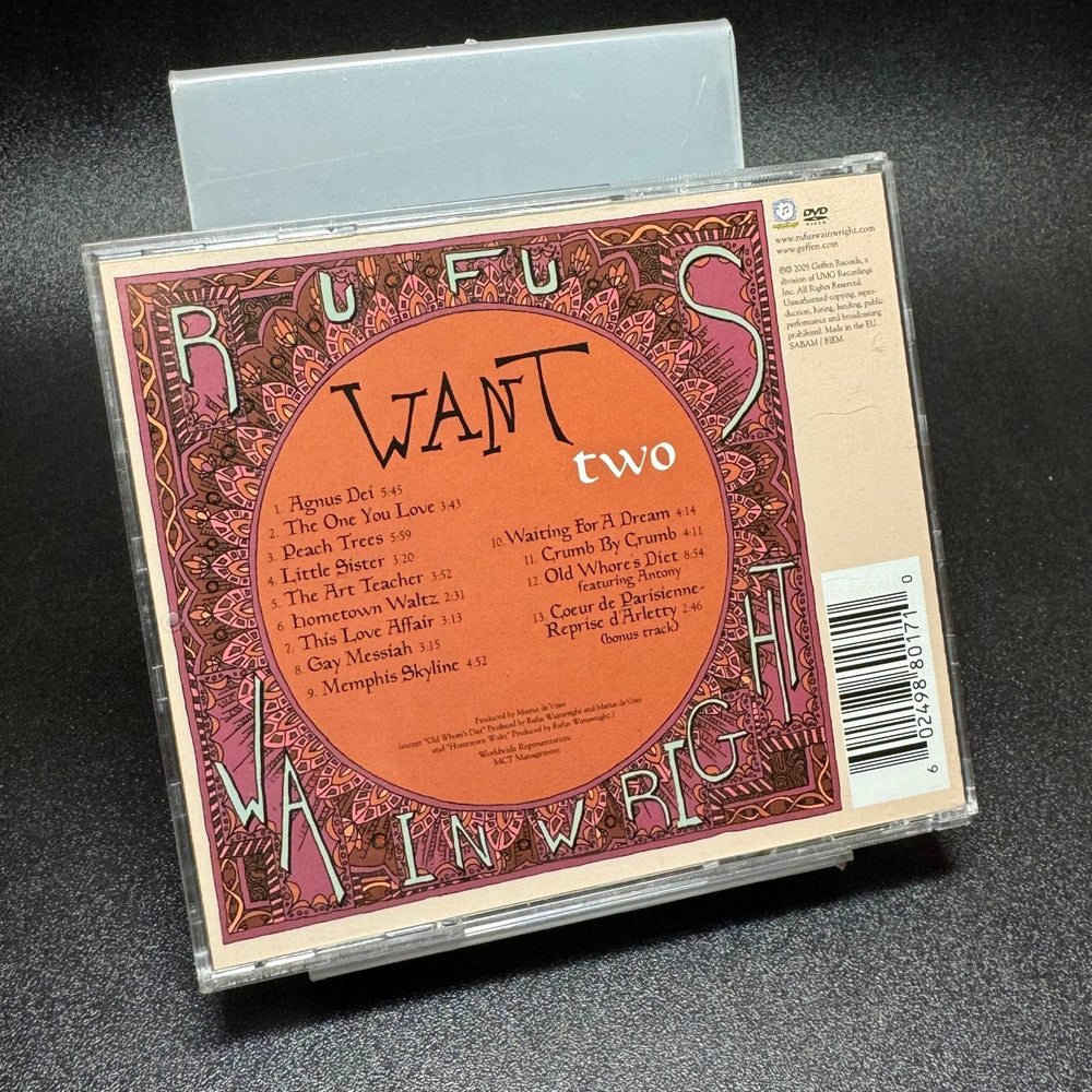 Rufus Wainwright "Vibrate" CD - Sällsynt samlarutgåva - Homy Secondhand Online