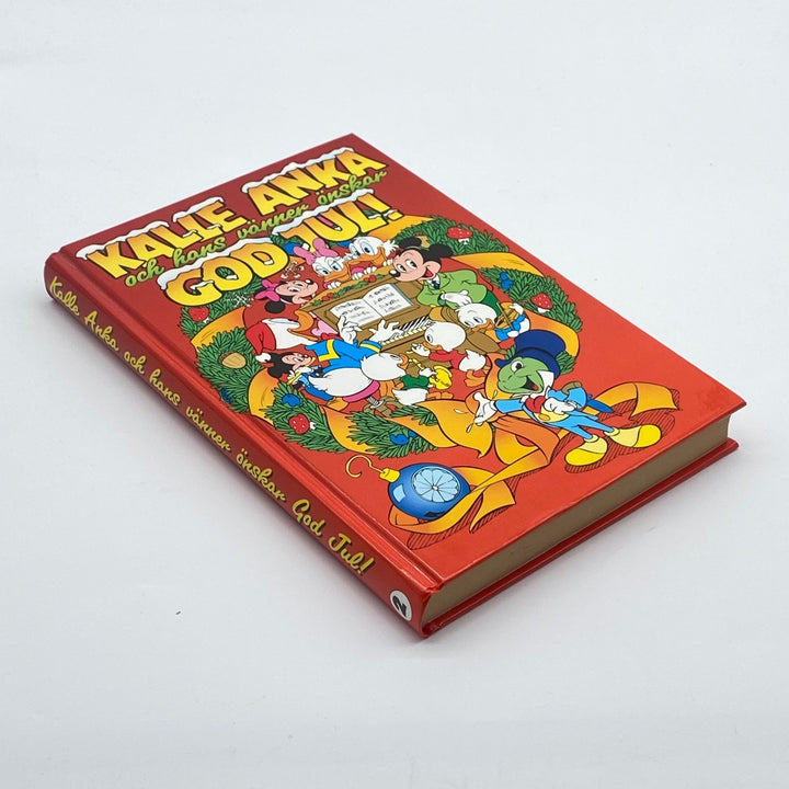 Kalle Anka vintage julbok i rött - Homy Secondhand Online