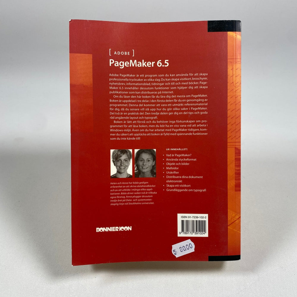 Bonniers PageMaker 6.5 Handbok - Lär Dig Snabbt - Homy Secondhand Online