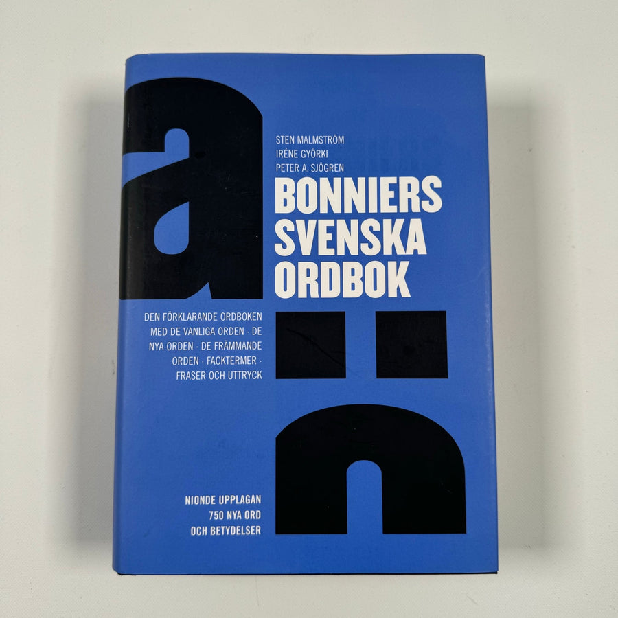 Bonniers Svenska Ordbok - Nionde Upplagan med Nya Ord - Homy Secondhand Online