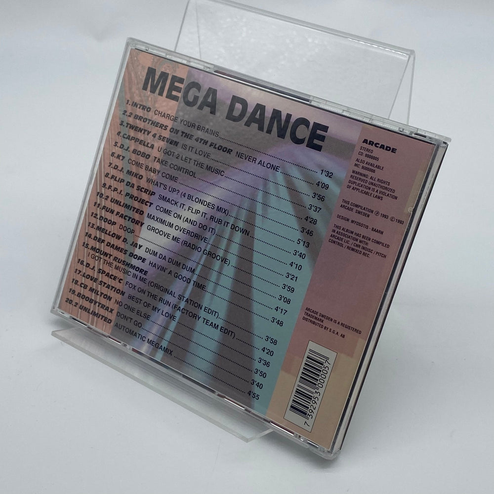 Mega Dance Hits CD - Klassiska 90 - tals Danstoppar - Homy Secondhand Online
