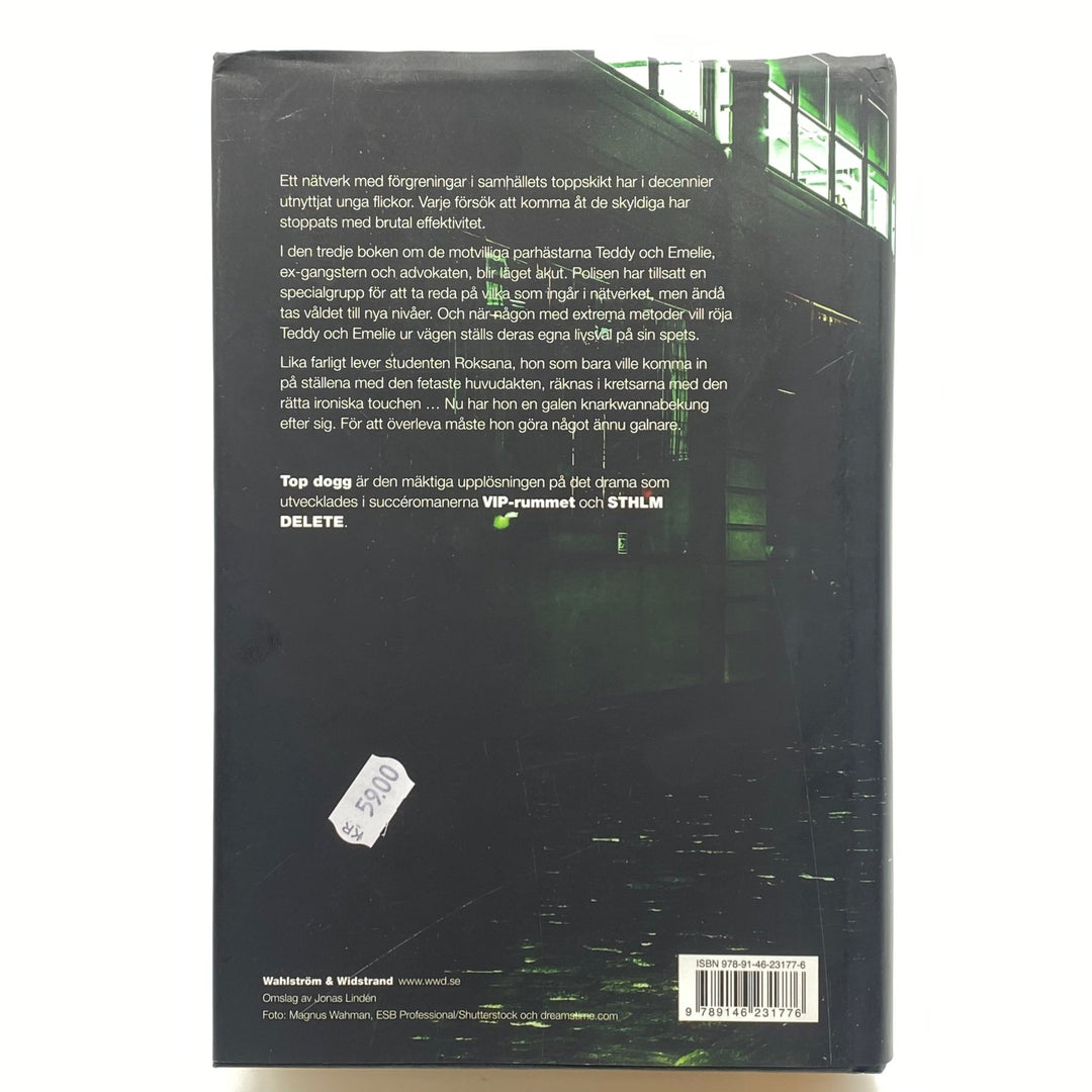 Jens Lapidus Top Dogg bok Wahlström & Widstrand - Homy Secondhand Online