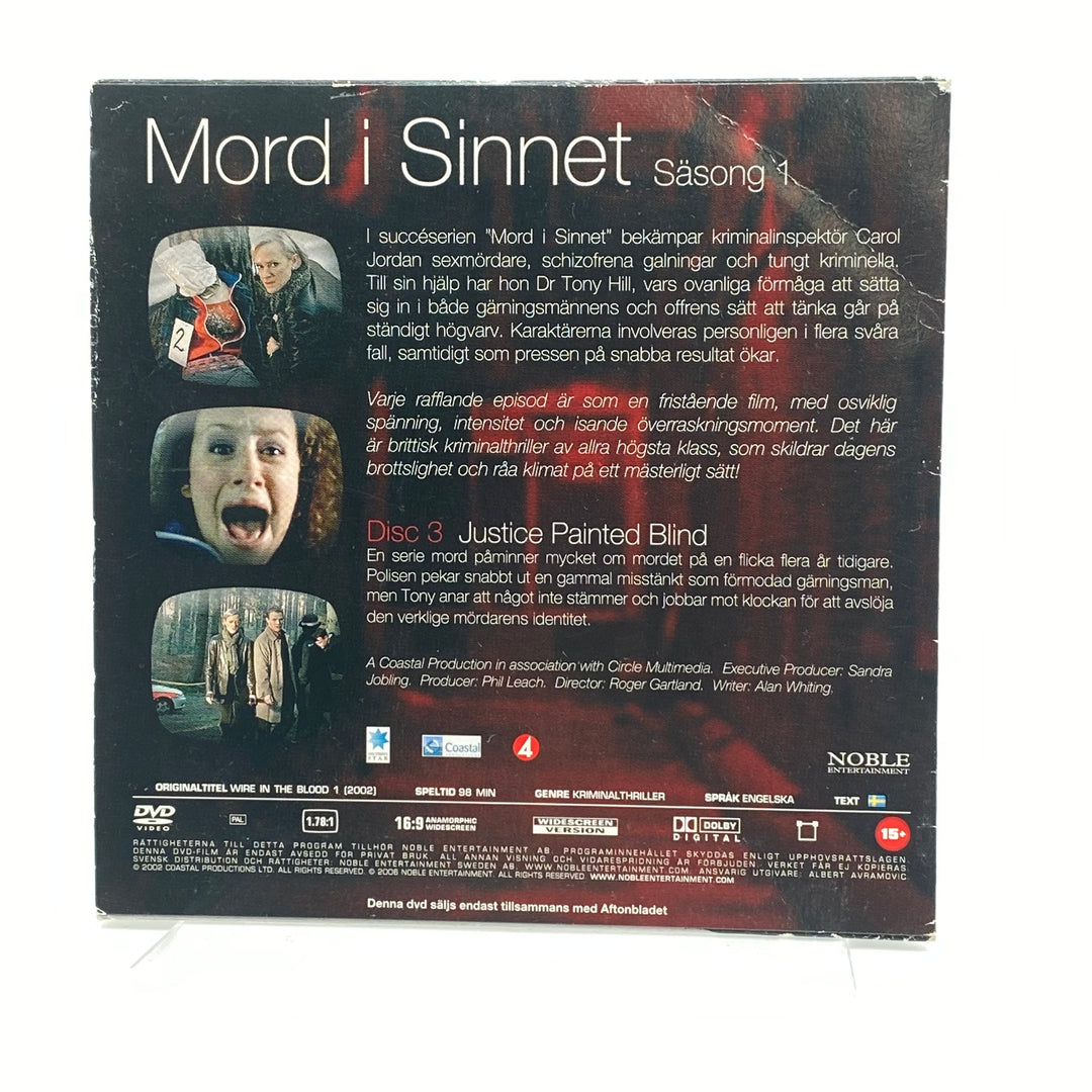 Mord i Sinnet säsong 1, DVD, kriminalserie