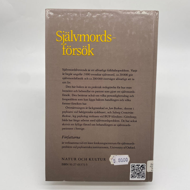 Självmordsförsök - Bedömning, Behandling, Expertkunskap - Homy Secondhand Online