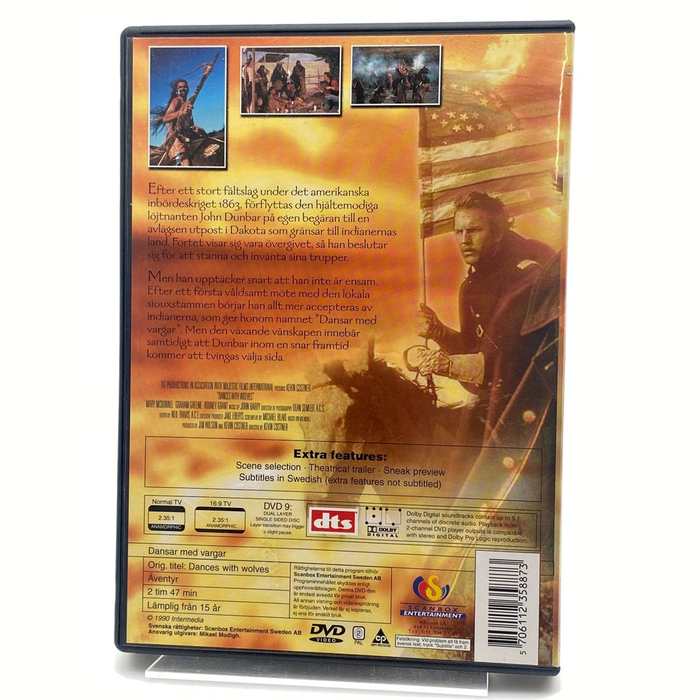 Dansar med Vargar DVD Kevin Costner - Homy Secondhand Online