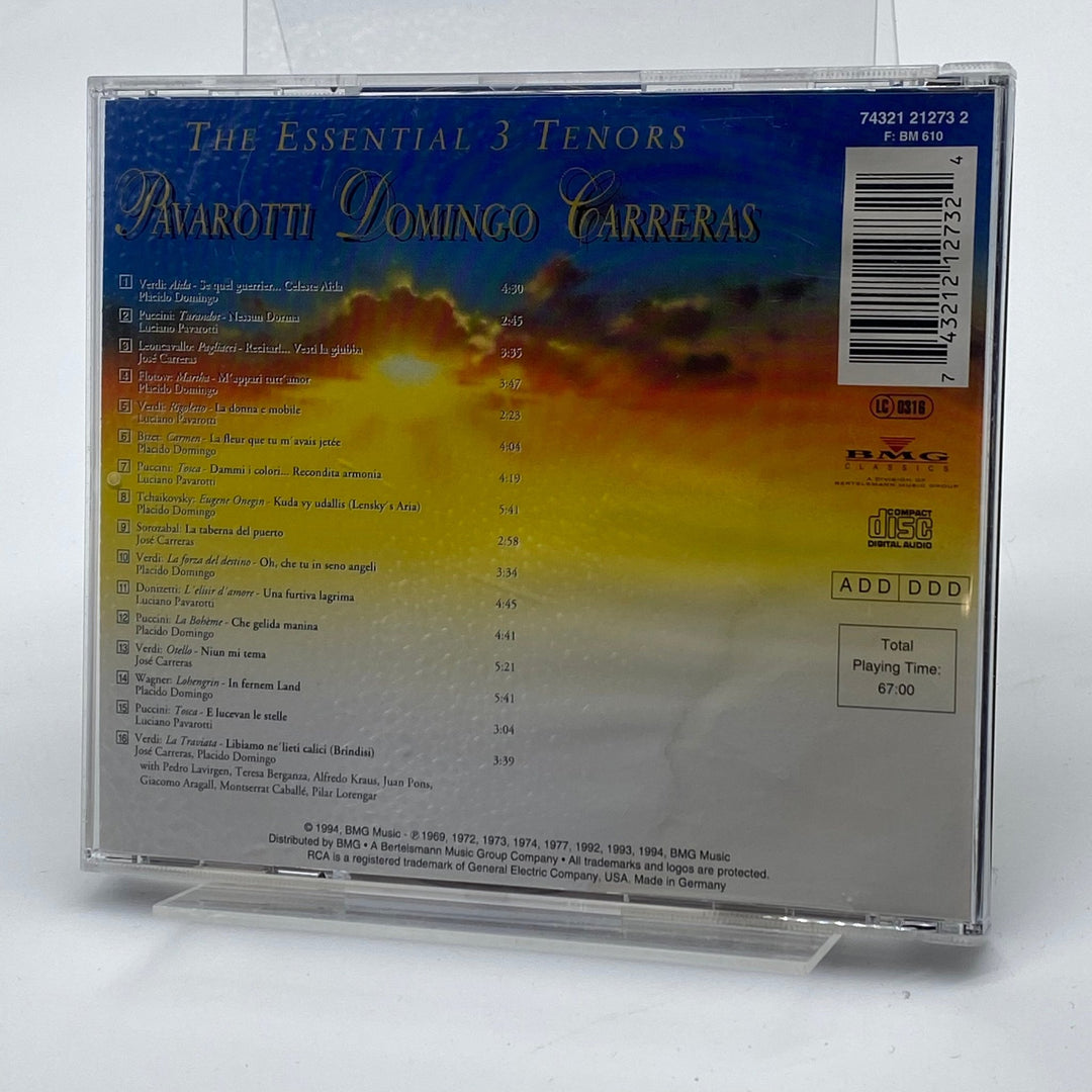 Essential 3 Tenorer: Pavarotti, Domingo, Carreras CD - Homy Secondhand Online