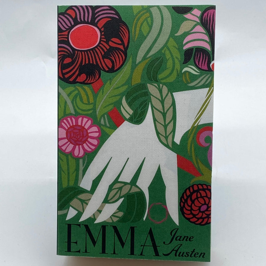 Vintage Emma av Jane Austen, blommigt omslag - Homy Secondhand Online