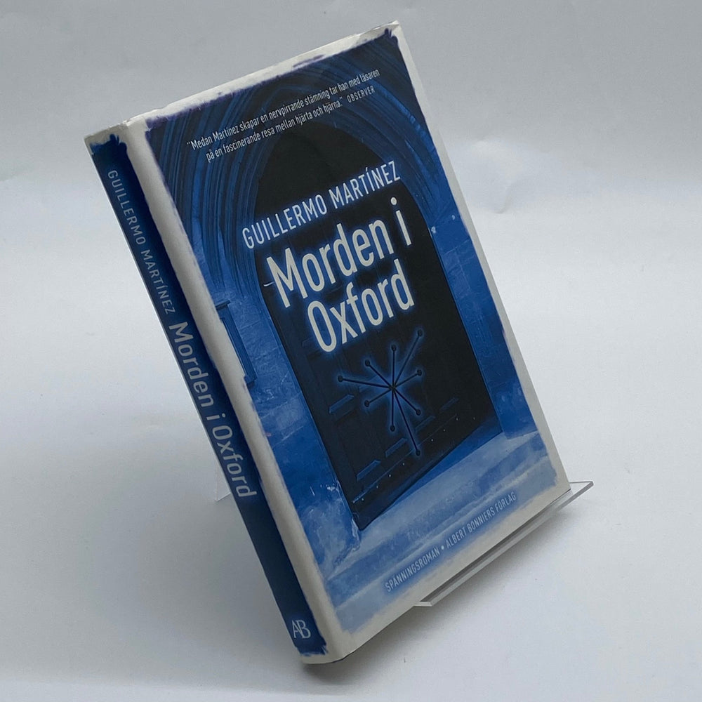 Spänningsroman Morden i Oxford Guillermo Martínez - Homy Secondhand Online