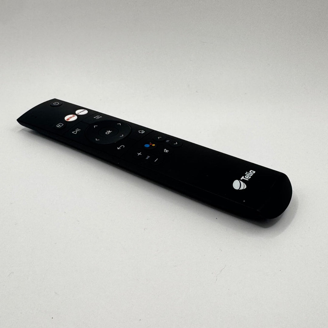 Svart Telia - Fjärrkontroll med Multimedia Knappar - Homy Secondhand Online