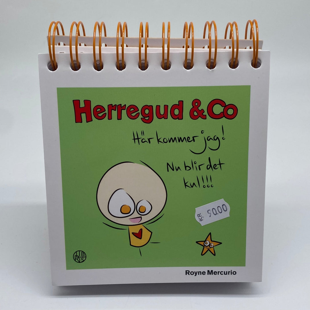 Herregud & Co Humoristisk Spiralbunden Bok - Homy Secondhand Online