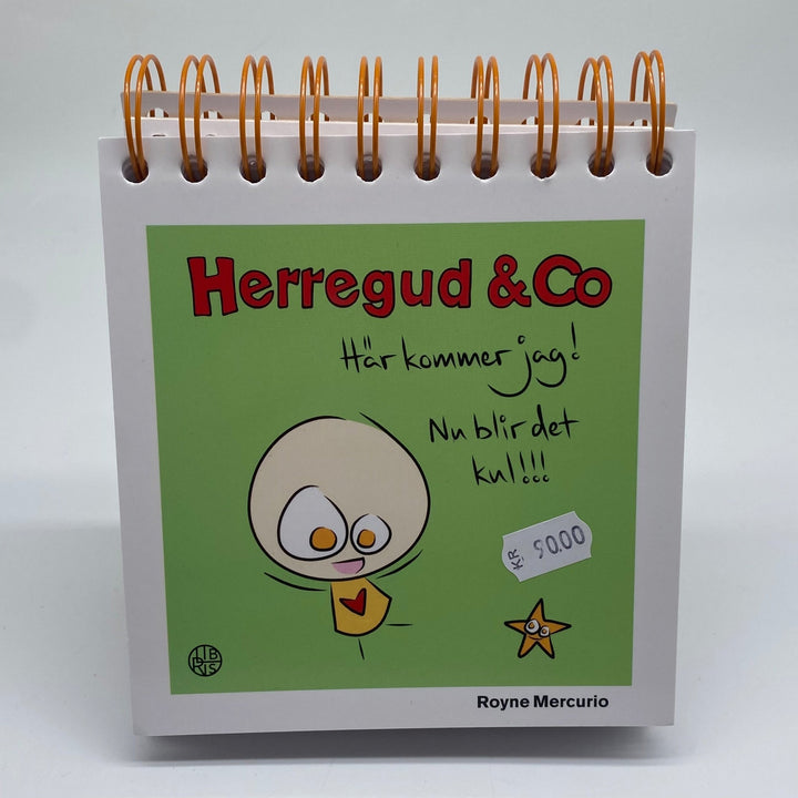 Herregud & Co Humoristisk Spiralbunden Bok - Homy Secondhand Online