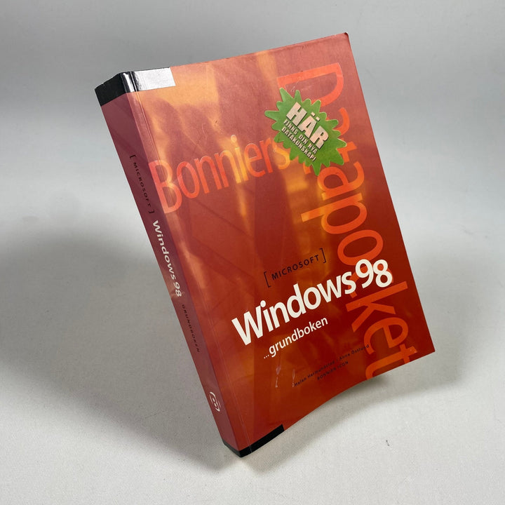 Bonniers DataPaket Windows 98 Grundboken - Homy Secondhand Online