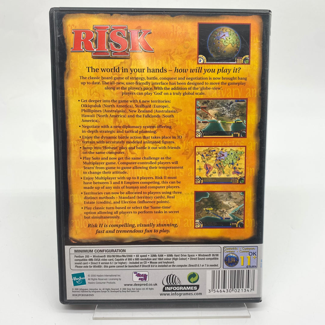 Klassiskt PC-spel Risk II från Infogrames