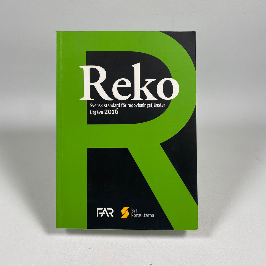 Reko 2016: Svensk Standard för Redovisningstjänster - Homy Secondhand Online