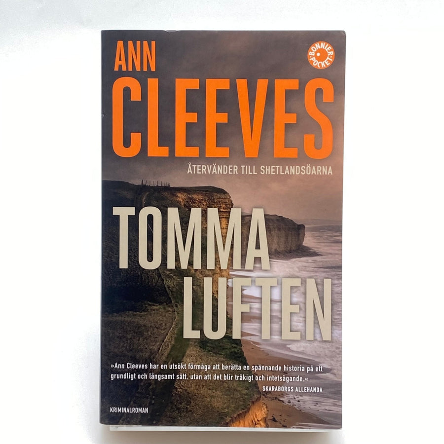 Ann Cleeves Tömma Luften Shetlandsroman - Homy Secondhand Online