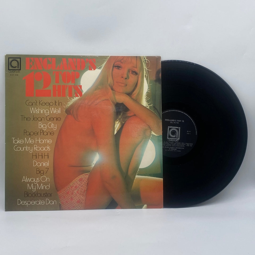Englands Top 12 Hits vinylskiva 1973 - Homy Secondhand Online