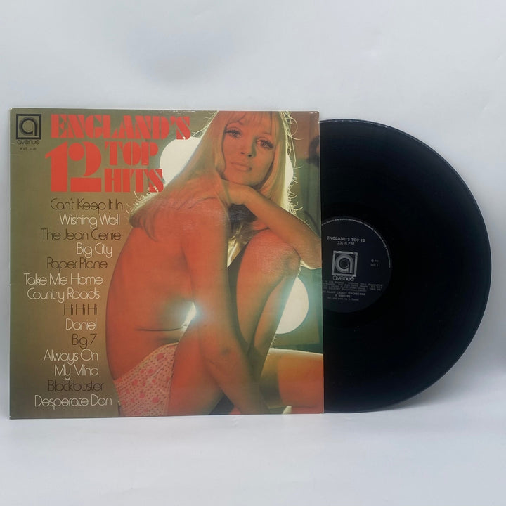 Englands Top 12 Hits vinylskiva 1973 - Homy Secondhand Online
