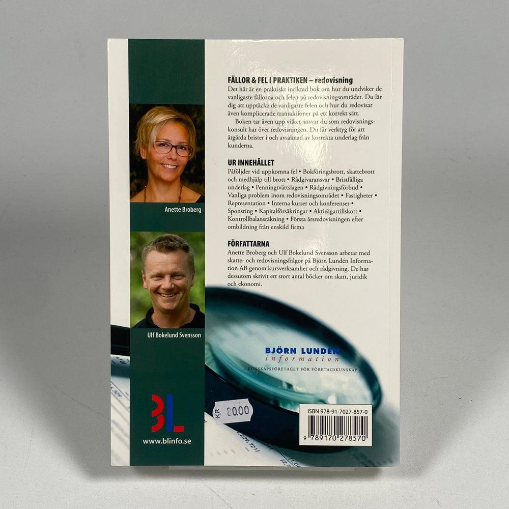 Praktisk vägledning i redovisning – Anette och Ulf - Homy Secondhand Online
