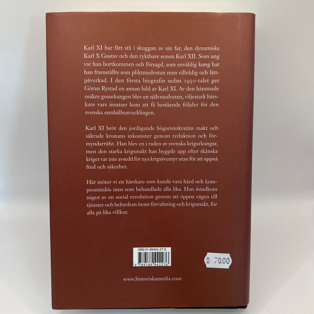 Karl XI - En Biografi av Göran Rystad - Homy Secondhand Online