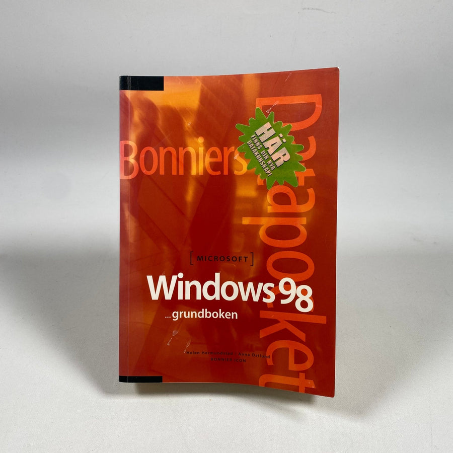 Bonniers DataPaket Windows 98 Grundboken - Homy Secondhand Online