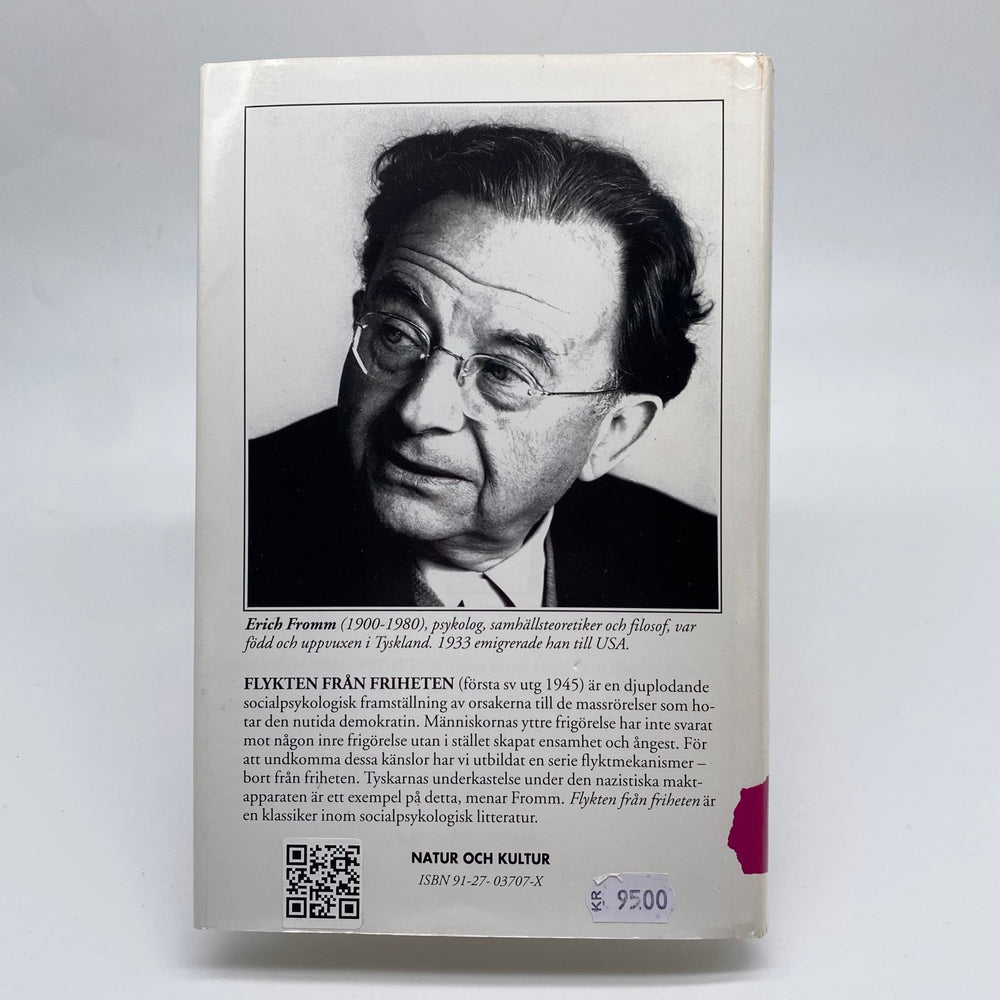 Erich Fromm - Flykten från Friheten, Psykologi - Homy Secondhand Online