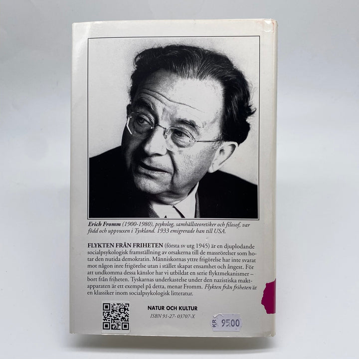 Erich Fromm - Flykten från Friheten, Psykologi - Homy Secondhand Online