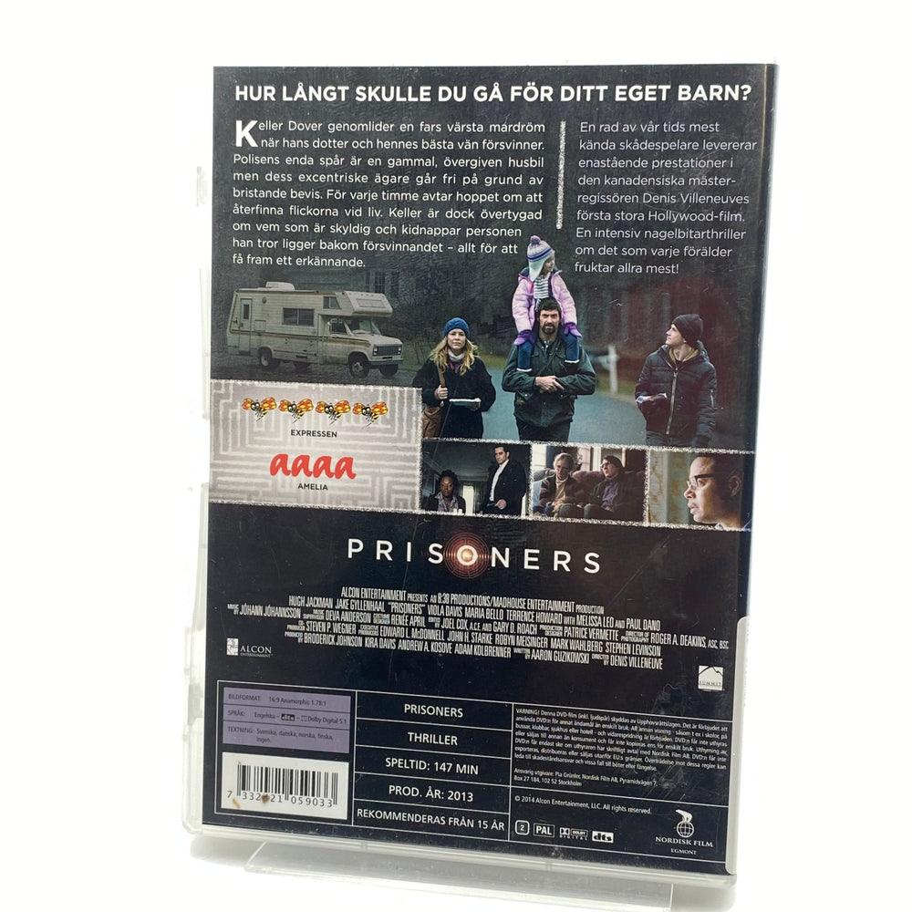 Prisoners DVD med Hugh Jackman Jake Gyllenhaal - Homy Secondhand Online
