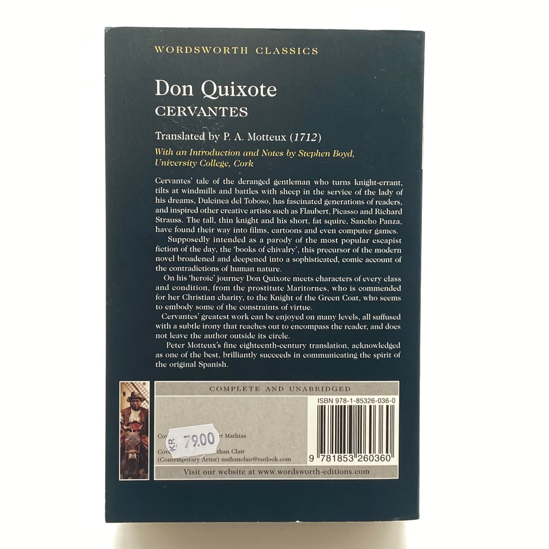 Don Quijote av Cervantes klassisk roman
