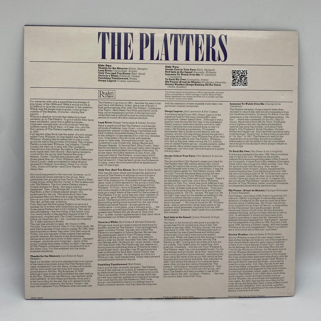 The Platters Vinylskiva – Klassiska Hits Samling - Homy Secondhand Online