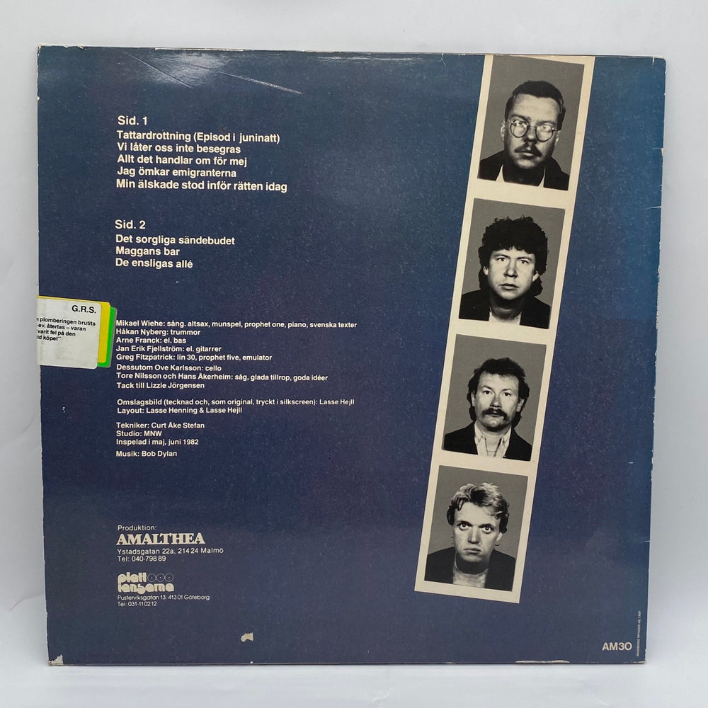 Mikael Wiehe vinylskiva De Enslingas Allé - Homy Secondhand Online